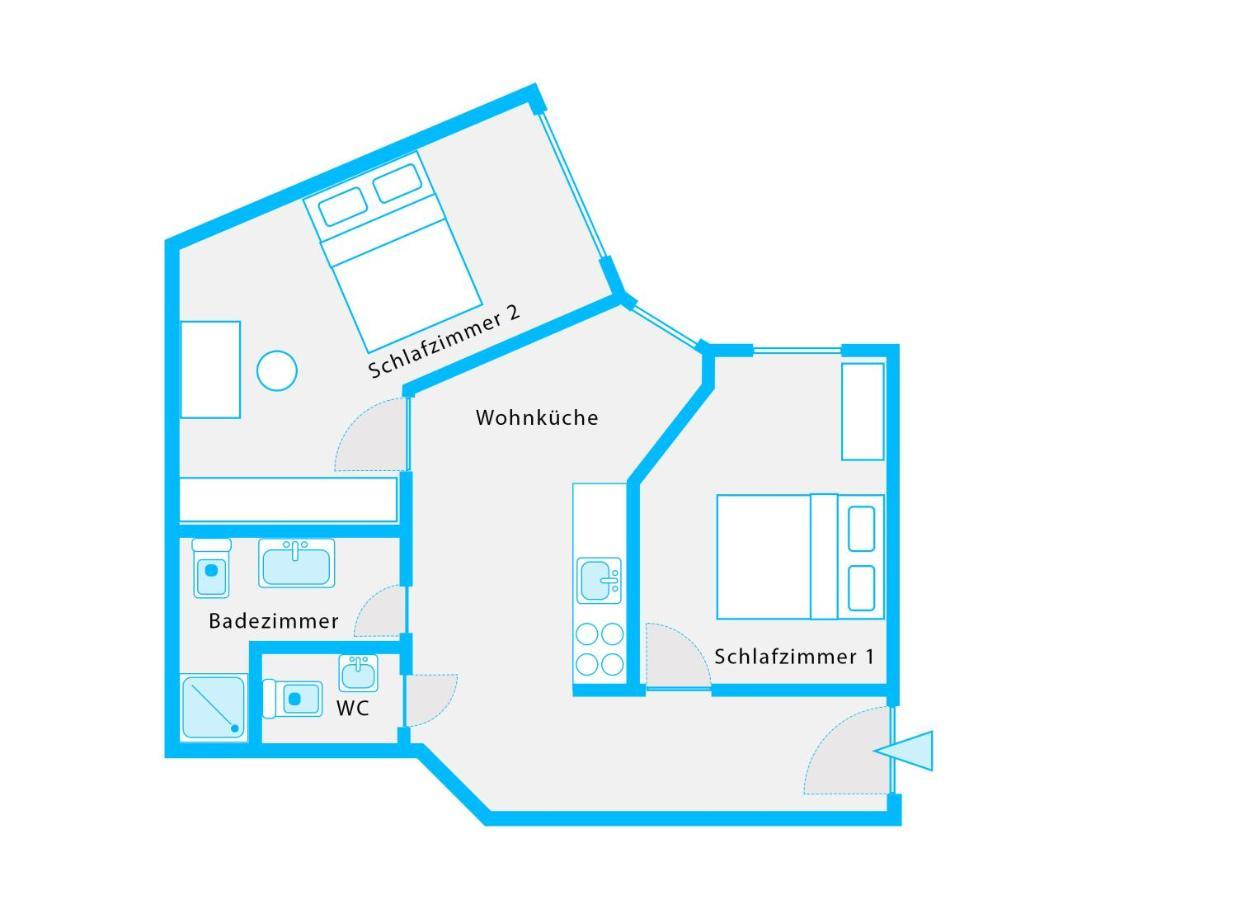 The Mierendorf Hinterhaus, 2 Bed Rooms Up To 4 People Berlim Exterior foto